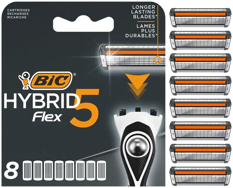 Запасные лезвия BIC Hybrid Flex 5 8 шт.