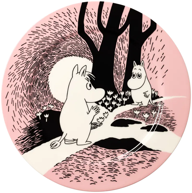 Сервировочное блюдо Moomin Arabia Moomin Love 23см (цвет розовый)