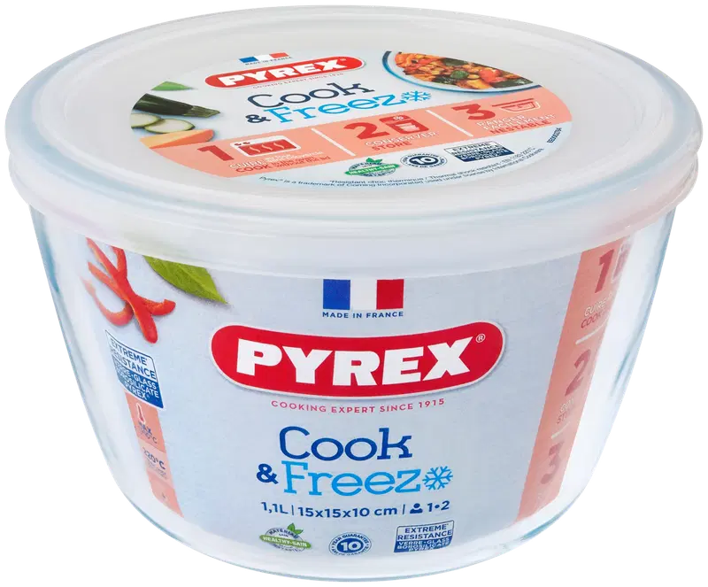 Блюдо из пирекса 1,1 л Cook&Freeze (цвет Прозрачный)