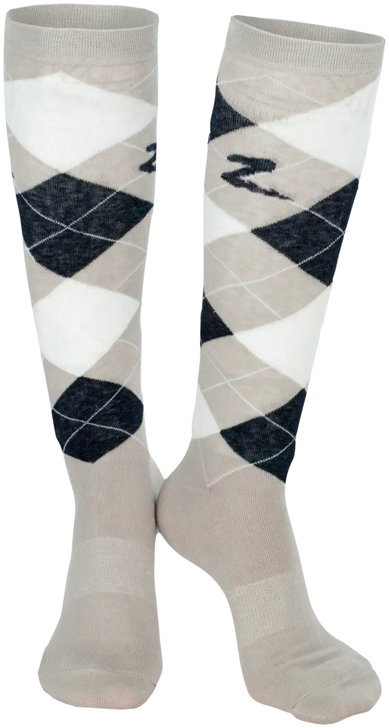 Носки для верховой езды Horze Holly Argyle (размер 35-38, цвет Разноцветный)