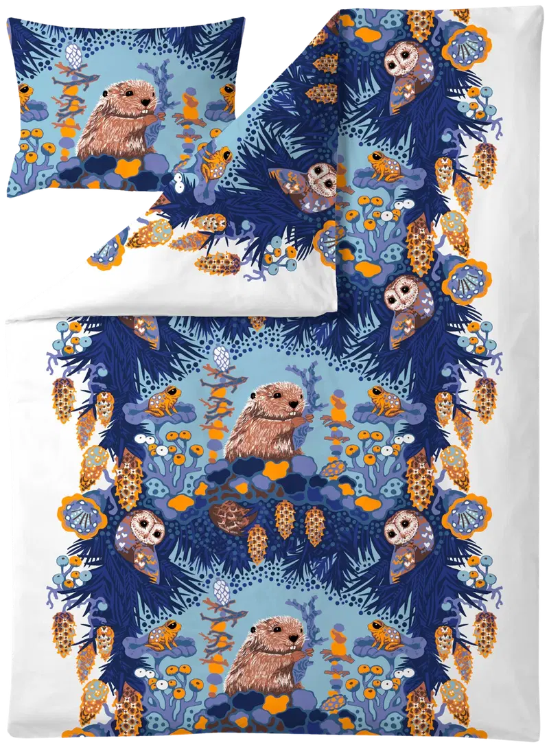 Комплект пододеяльников Vallila Alvar 150 x 210 см синий (цвет синий)