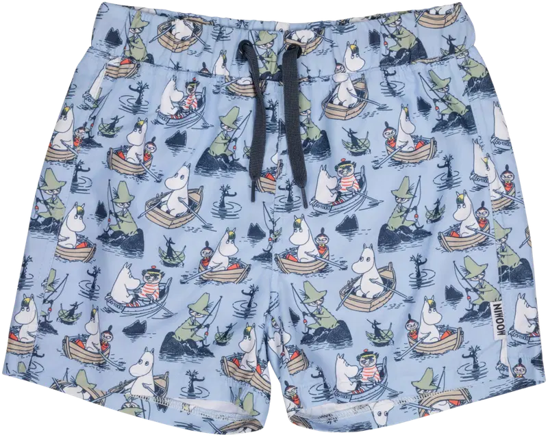 Детские шорты для плавания Moomin Boaters 592146 (размер 110-116 СМ, цвет Голубой)