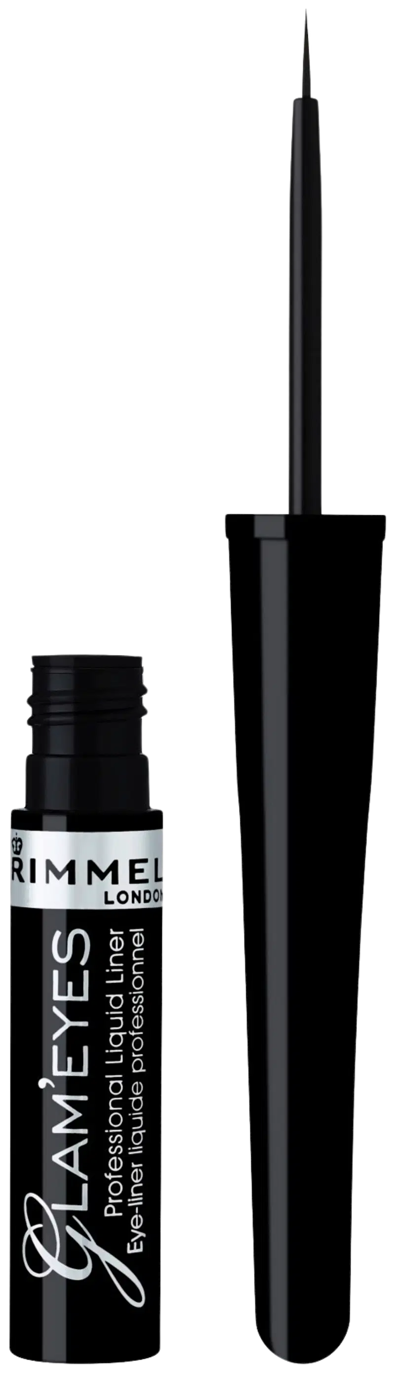 Rimmel 3,5 мл жидкая подводка для глаз Glam Eyes Professional 002 жидкая подводка для глаз бархатно-коричневого цвета (цвет бархатно-коричневый)