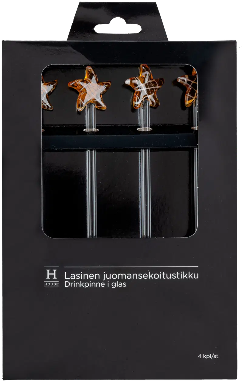 Домашний миксер для напитков Tähti 4 шт. (цвет Желтый)