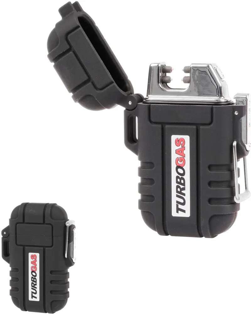 Плазменная зажигалка Turbogas E-Torch (цвет Черный)