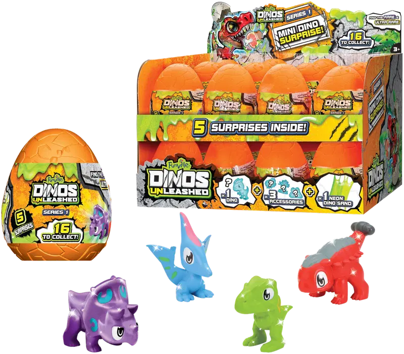 Яйцо-сюрприз Dinos Unleashed Mini Dino Egg Surprise, разные