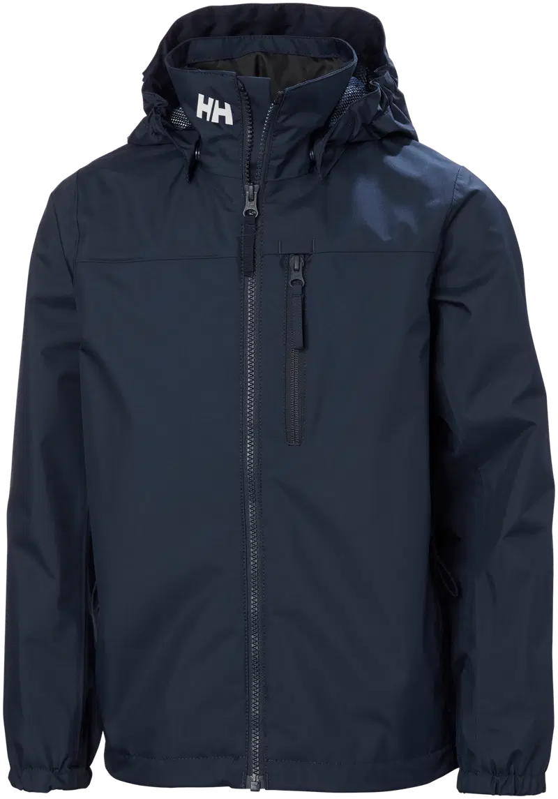 Молодежная куртка Helly Hansen Crew Hooded 41813 (размер 140, цвет Военно-морской)