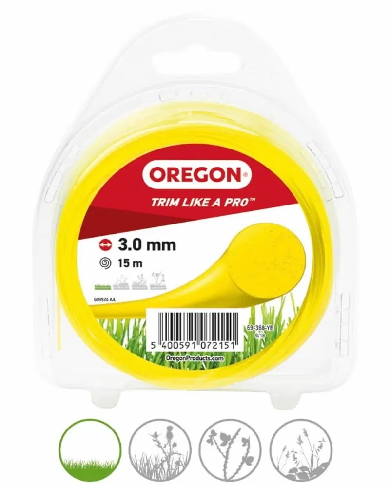 Леска для триммера Oregon 3,0 мм 15 м