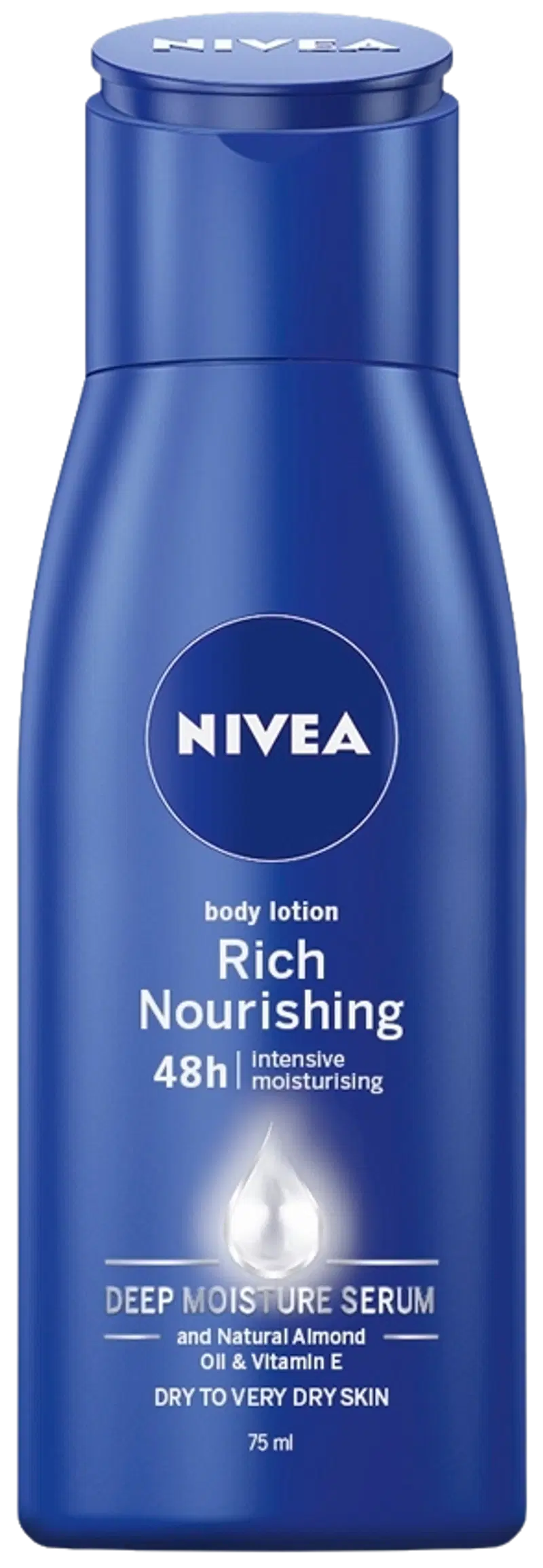 NIVEA 75 мл Крем для тела «Насыщенное питательное молочко для тела»