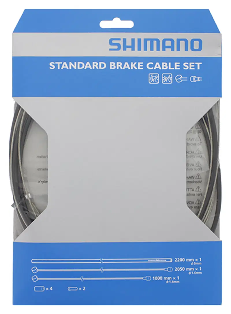 Комплект тормозных тросов Shimano (цвет Черный)