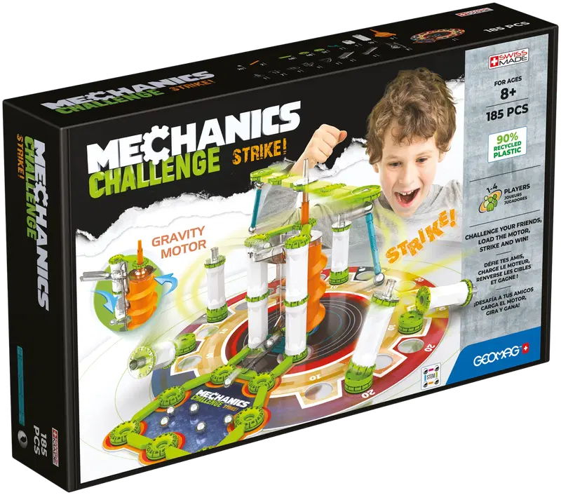 Магнитный конструктор Geomag Mechanics Kisahaaste, 185 деталей