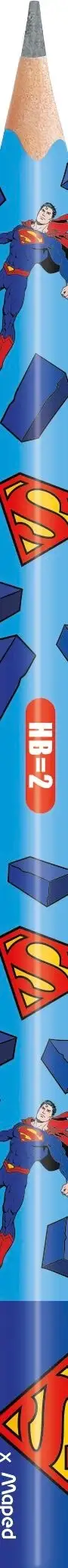 Maped Lyijykynät 6kpl Superman korttipakkaus - 2