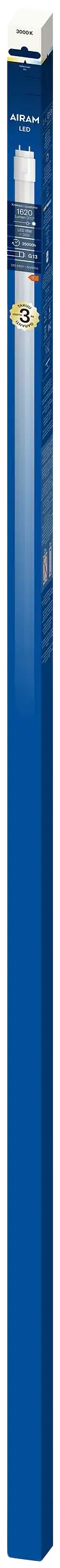Airam LED-loisteputki 16.5W T8/26 G13 1700lm 3000K 120 cm - 2